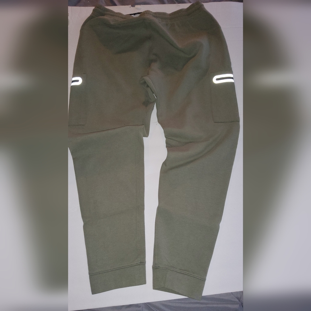 Olive green sweatpants